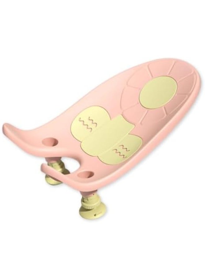 Turtees® Baby Bath Seat with Strong Suction Cups | Non-Slip Infant Bath Support | Soft TPE Rubber Baby Shower Seat | Wall-Hangable Bath Cha ir for Toddlers (Style 4) - Image 1